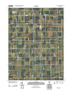 East Lynn 2012 topographic map thumbnail