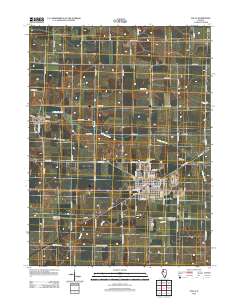 Galva 2012 topographic map thumbnail