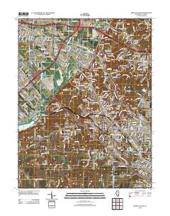 French Village 2012 topographic map thumbnail