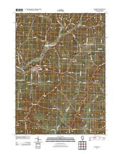 Elizabeth 2012 topographic map thumbnail