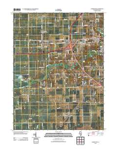Harristown 2012 topographic map thumbnail
