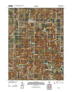 Ipava 2012 topographic map thumbnail
