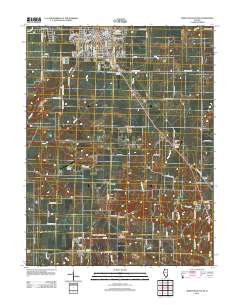 Jerseyville South 2012 topographic map thumbnail