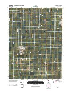 Herscher 2012 topographic map thumbnail