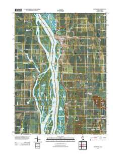 Keithsburg 2012 topographic map thumbnail