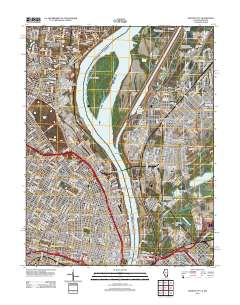Granite City 2012 topographic map thumbnail
