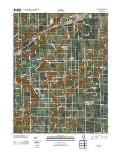 Greenup 2012 topographic map thumbnail