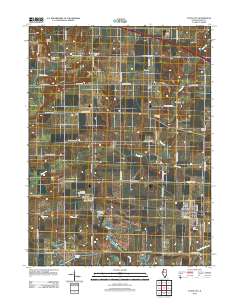 Yates City 2012 topographic map thumbnail