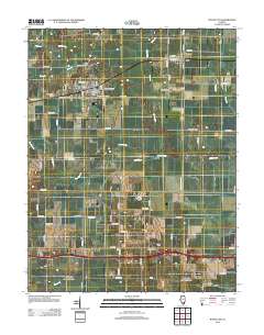 Wayne City 2012 topographic map thumbnail