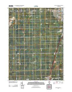 West Kankakee 2012 topographic map thumbnail
