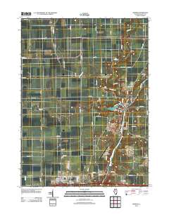 Wedron 2012 topographic map thumbnail