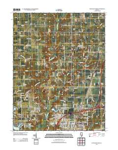 Effingham North 2012 topographic map thumbnail