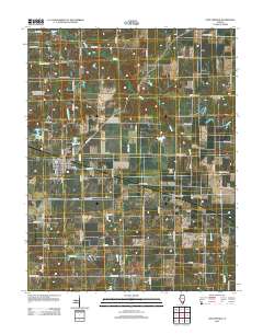 Coulterville 2012 topographic map thumbnail