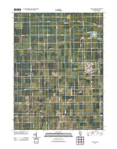 Cissna Park 2012 topographic map thumbnail
