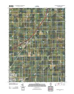 Northeast Pontiac 2012 topographic map thumbnail