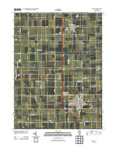 Minonk 2012 topographic map thumbnail