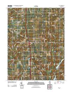 Kell 2012 topographic map thumbnail