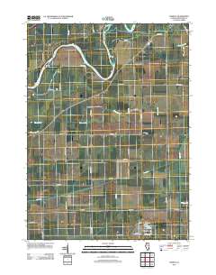 Tampico 2012 topographic map thumbnail