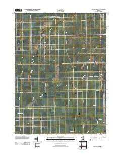 Wilton Center 2012 topographic map thumbnail