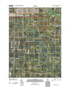 Belvidere South 2012 topographic map thumbnail