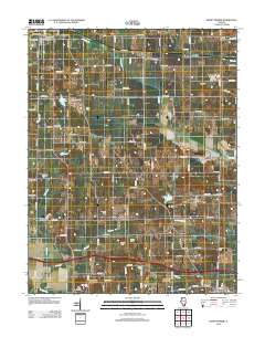 Burnt Prairie 2012 topographic map thumbnail