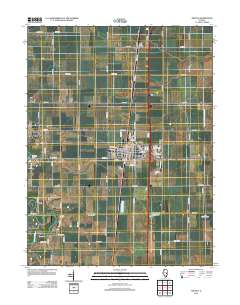 Arcola 2012 topographic map thumbnail