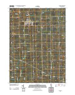 Lanark 2012 topographic map thumbnail
