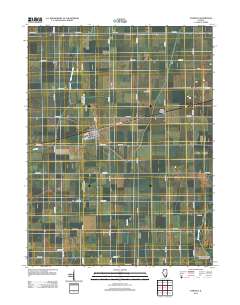 Ivesdale 2012 topographic map thumbnail