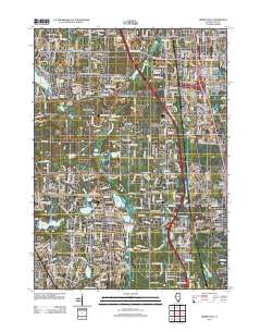Libertyville 2012 topographic map thumbnail
