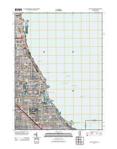 Jackson Park 2012 topographic map thumbnail