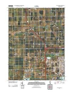 Lincoln West 2012 topographic map thumbnail
