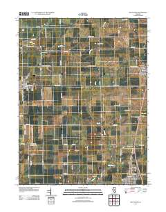 Macon West 2012 topographic map thumbnail