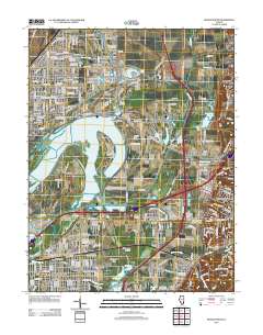Monks Mound 2012 topographic map thumbnail