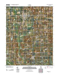 Norris City 2012 topographic map thumbnail