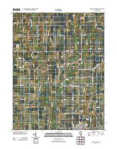 Oblong North 2012 topographic map thumbnail
