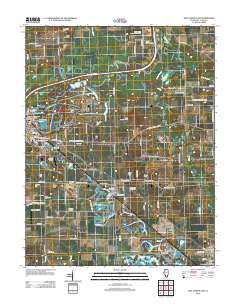 New Athens East 2012 topographic map thumbnail