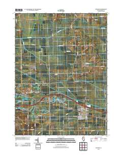 Annawan 2012 topographic map thumbnail