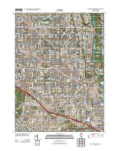 Arlington Heights 2012 topographic map thumbnail