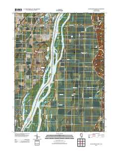 Blanchard Island 2012 topographic map thumbnail