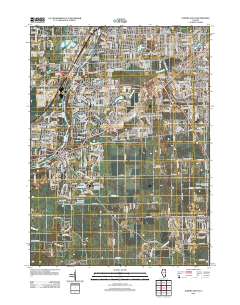 Aurora South 2012 topographic map thumbnail