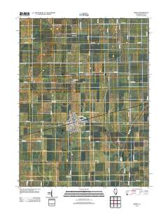 Bement 2012 topographic map thumbnail