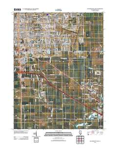 Bloomington East 2012 topographic map thumbnail