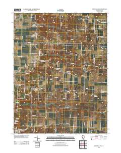 Arenzville East 2012 topographic map thumbnail