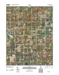 Bluford 2012 topographic map thumbnail