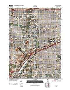 Berwyn 2012 topographic map thumbnail