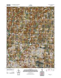 Bethalto 2012 topographic map thumbnail