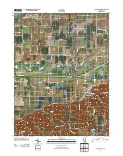 Chandlerville 2012 topographic map thumbnail