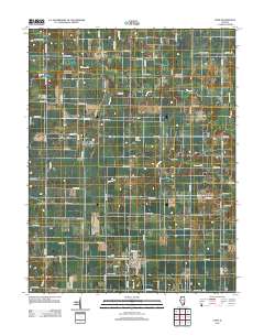 Cisne 2012 topographic map thumbnail