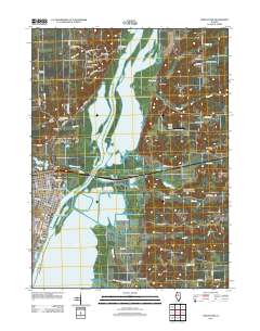 Chillicothe 2012 topographic map thumbnail