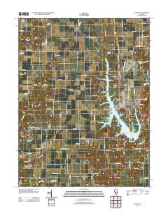 Coffeen 2012 topographic map thumbnail